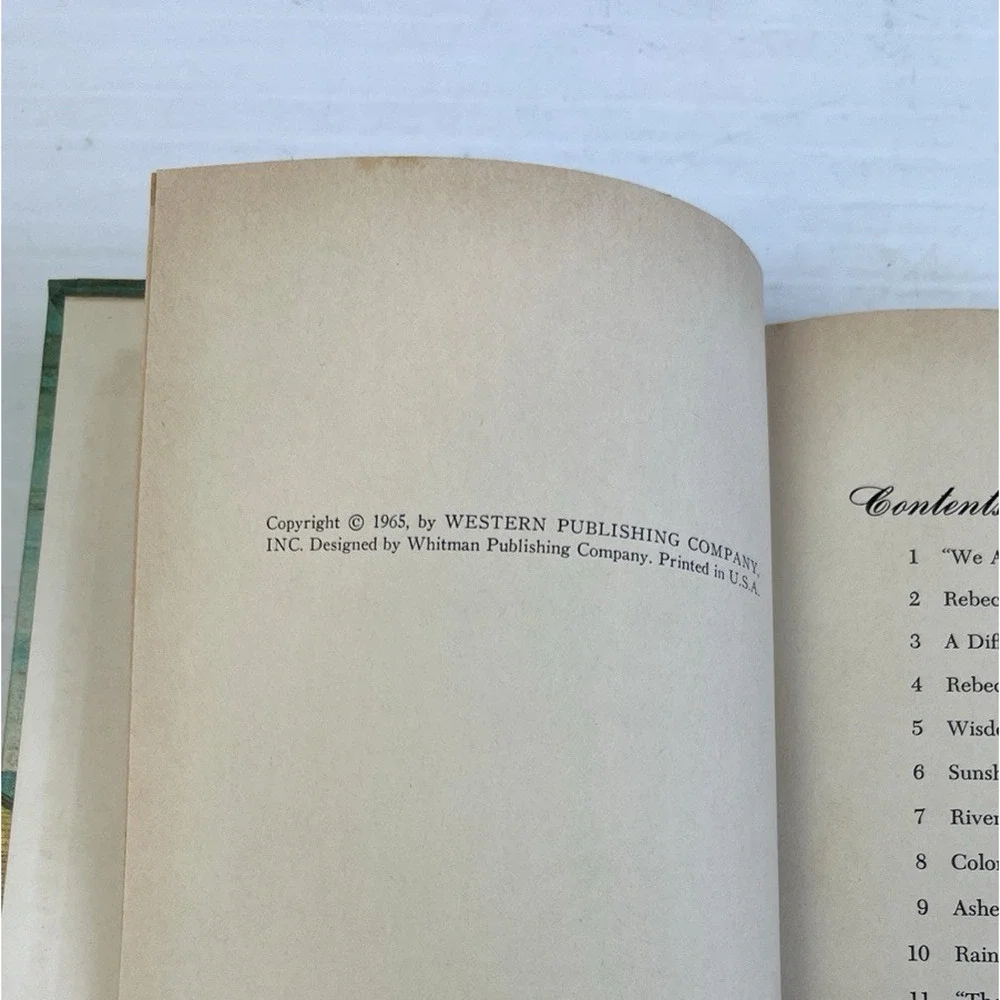Rebecca Of Sunnybrook Farm 1903 - 1965 Ed Classic Children Girl's Book Hardcover